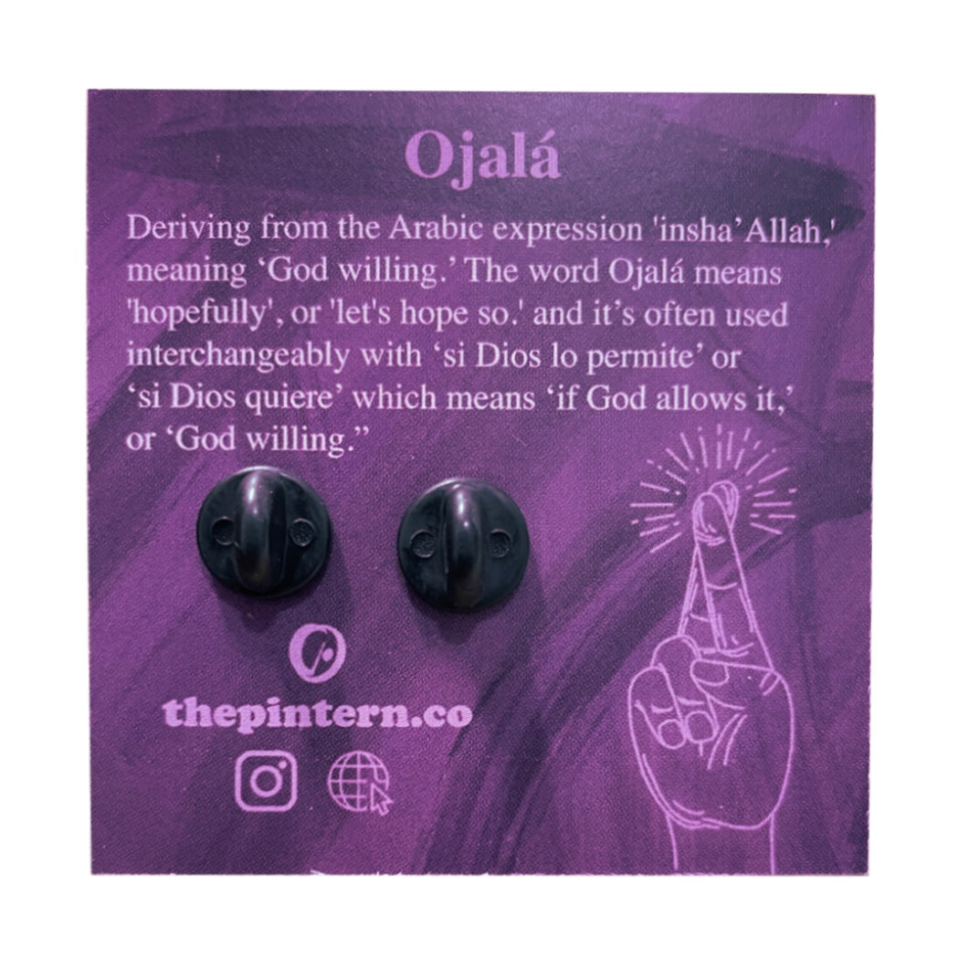 Ojalá Rose Gold Pin