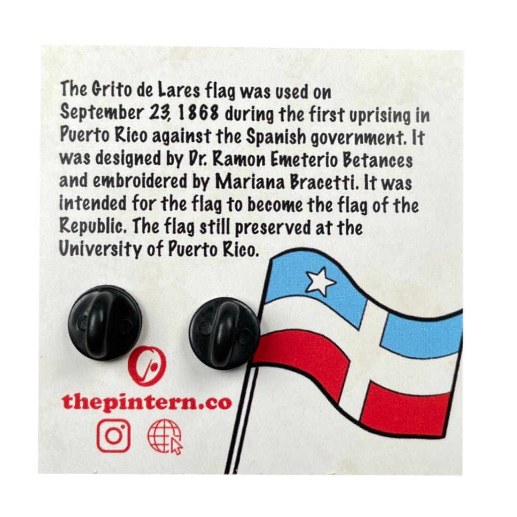 Grito de Lares Flag Pin